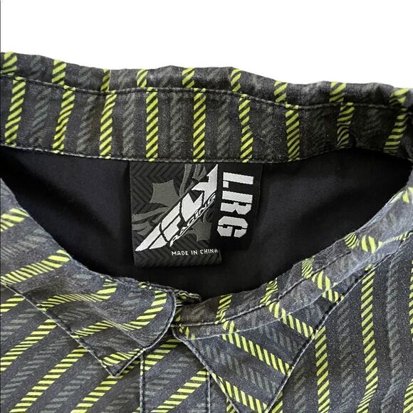 FLY RACING Short Sleeve Button Down Shirt Size Large - Picture 3 of 7